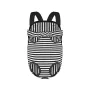 Рюкзак-кенгуру для тварин No Brand DT834 Strip Black-White S 12704-84183