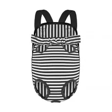 Рюкзак-кенгуру для тварин No Brand DT834 Strip Black-White M 12704-84184