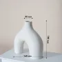 Ваза для квітів No Brand Двонога White 14 см 13263-84645
