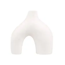 Ваза для квітів No Brand Двонога White 14 см 13263-84645