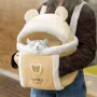 Рюкзак-перенесення Hippie dog 2308SXMJ2582HA12 25х23 см Yellow S Ведмедик 13137-84831