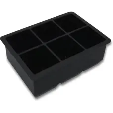 Форма для льоду силіконова Ice Кубики 6 комірок 16.7x11.5x5 см Чорний (С051350) Форма для льоду силіконова Ice Кубики 6 комірок 16.7x11.5x5 см Чорний (С051350)