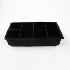 Форма для льоду силіконова Ice Кубики 8 комірок 21x11.5x5 см Чорний (C051352) Форма для льоду силіконова Ice Кубики 8 комірок 21x11.5x5 см Чорний (C051352)