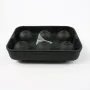 Форма для льоду силіконова Ice Куля 6 комірок 18,5x12,5x4,6 см Чорний (C051355)