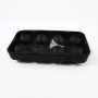Форма для льоду силіконова Ice Куля 8 комірок 22x11,5х4,5 см Чорний (C051356)
