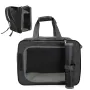 Сумка-рюкзак для переноски домашних питомцев CosmoPet CP-43 2в1 45х34х25 см Черный (3_06190)