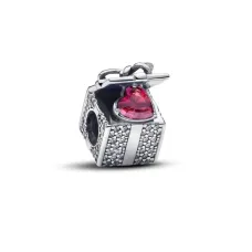 Серебряный шарм No Brand Подарок любви 793603C01