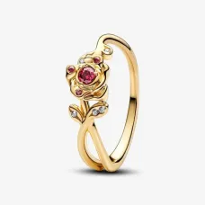 Каблучка No Brand Троянда з покриттям 14k золотом 160017C01 60