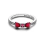 Серебряное кольцо No Brand Бант Белоснежки 193652C01 50