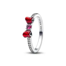 Серебряное кольцо No Brand Бант Белоснежки 193652C01 50