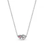 Серебряное ожерелье No Brand Ореол сердец 393632C01 45 см (2558246565)
