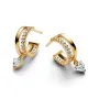 Сережки з підвісним серцем No Brand 263685C01 (2558256816)