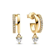 Серьги с подвесным сердцем No Brand 263685C01 (2558256816)