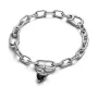 Серебряный шарм No Brand ME Сердце с крыльями 793626C01