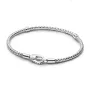 Серебряный браслет No Brand с текстурированной цепочкой 593681C00 16
