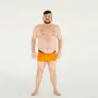 Боксери чоловічі анатомічні MAN's SET Anatomic Classic w/fly Plus Black Series 7XL Помаранчевий