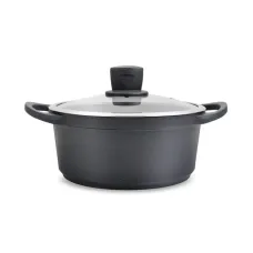 Кастрюля с крышкой Maestro 24 см 4,3 л Черный MR-4324 Кастрюля с крышкой Maestro 24 см 4,3 л Черный MR-4324