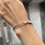 Срібний браслет з регульованою застібкою No Brand 597242CZ 16 см (1341770288)