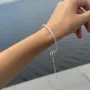 Срібний браслет з регульованою застібкою No Brand 597125CZ One Size (1341770297)