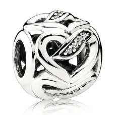 Срібний шарм No Brand Стрічка кохання 792046CZ (1341770355)