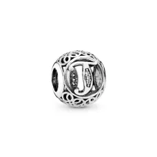 Срібний шарм No Brand Літера Т 791864CZ (1341770382)