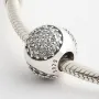 Срібний шарм No Brand Блискучі краплі 796214CZ (1341770415)