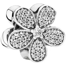 Серебряный шарм No Brand Сверкающая ромашка 791480CZ (1341770468) Серебряный шарм No Brand Сверкающая ромашка 791480CZ (1341770468)
