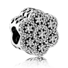 Серебряный шарм No Brand Цветок 791998CZ (1341770504)
