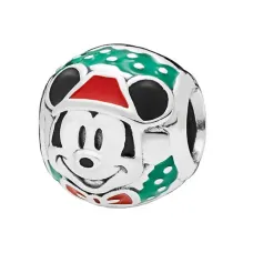 Срібний шарм No Brand Disney Санта Міккі 797502ENMX (1341771345)
