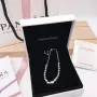 Срібний браслет No Brand Сфери з регульованою застібкою 597749 One Size (1341773055)
