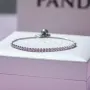 Срібний браслет з регульованою застібкою No Brand Сяюча нитка 590524PCZ One Size (1341782523)