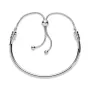 Серебряный браслет с регулируемой застежкой No Brand 597953CZ One Size (1341782528)