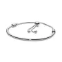 Серебряный браслет с регулируемой застежкой No Brand 597953CZ One Size (1341782528)