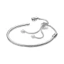 Серебряный браслет с регулируемой застежкой No Brand Звёзды 598528C01 One Size (1341782540)