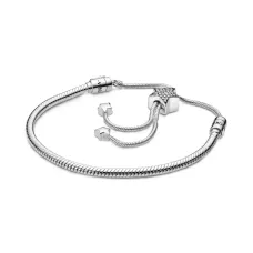 Срібний браслет з регульованою застібкою No Brand Зірки 598528C01 One Size (1341782540)
