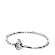 Срібний браслет No Brand Корона О 598286CZ 19