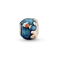 Срібний шарм No Brand Shimmering Ocean Waves & Fish Charm 789004C01 (1341785547)