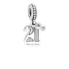 Серебряный шарм No Brand 21 год 797263CZ