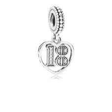 Серебряный шарм No Brand 18 лет 797262CZ