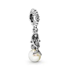 Серебряный шарм No Brand Сияющая Русалочка Ариэль 798232CZ (1341785589)