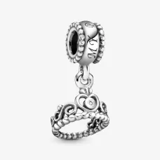 Серебряный шарм No Brand Тиара принцессы 791117CZ (1341785603)