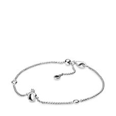 Срібний браслет No Brand - ланцюжок Корона О 598276CZ 16