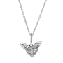 Серебряное колье с кулоном No Brand Крылья Ангела 398505C01 45 см (1341786798)