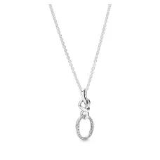 Срібне намисто No Brand Узи кохання 398078CZ 60 см (1341786835)