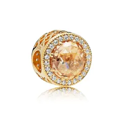 Серебряный шарм No Brand Сияющие сердца (1341786861)