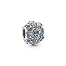 Серебряный шарм No Brand Сияющие звезды 798467C01 (1341786893)