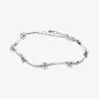 Серебряный браслет No Brand Ромашки 598807C01 16