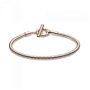 Срібний браслет No Brand з Т-замком 589087C00 16