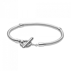 Срібний браслет No Brand з Т-замком 599082C00 22