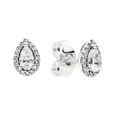 Серебряные серьги No Brand Сияющие капли 296252CZ (1341787935)